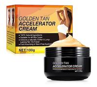 CCKULOOB Premium Sunbed Tanning Accelerator Cream, Intensive Tanning Luxe Gel, Sunbed Cream, Tan Accelerator, Self Tanner Oil, Achieve A Natural Tanning, Fast tanning, 100g