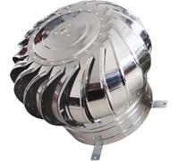 CCKUYT 304 Stainless Steel Roof Ventilator Spins in Harsh Weather to Keep Debris Out and Provide Ventilation for Your Home
