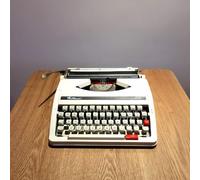 CCKUYT Machinery Typewriter Old Fashioned Manual Typewriter, Mechanical English Typewriters, Normal Use Vintage Typewriter for Notes or Letters or Creative Writing, Writers Literary Gift