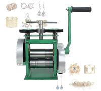 CCKUYT Manual Rolling Mill, Manual Combination Rolling Mill Flattening Machine, Jewelry DIY Tools and Equipment Gears for Metal Jewelry