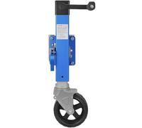 CCKUYT Trailer Jack with Wheel, 1600 Lbs Heavy Duty Swivel Boat Trailer Jack PP Single Wheel, 10" Lift, Bolt-on Trailer Tongue Jack with Ergonomic Handle for RV, Boat, Horse Trailer