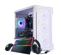 CCL HORIZON Gaming PC Bundle - Ryzen 5 8400F (AM5) - RTX 5060 8GB GDDR7-32GB DDR5 RAM - 1TB NVMe SSD - WiFi - Windows 11 - Razor Keyboard, Mouse, Headset Bundle | White
