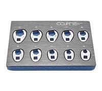 CCLIFE 10-piece Ranunculus Wrench Ranunculus Wrench Socket 3/8” | 10-22 mm, Alloy Steel