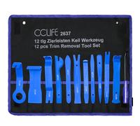 CCLIFE 12 pcs Universal Car Trim Removal Tool Set Trim Wedges Tools for Vehicle Audio Radio and Navigation Panel, Colour:12pcs