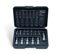 CCLIFE 13 Piece Torx Socket Set T8 T60 for Torque Wrench and Drill, S2 Alloy Steel