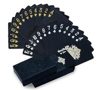 CCLIFE Poker Cards 2 Decks Plastic Waterproof Novelty Playing Cards