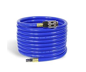 CCLIFE PVC Compressed Air Hose 5 m 20 Bar 1/4 Inch with Quick Coupling | compressor hose, air hose, pneumatic tools, workshop, garage, flexible, robust, durable