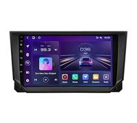 CCLXWY Android 15 Car Stereo 9-inch Touch Screen Car Radio For Seat Ibiza 2017-2020 Carplay Auto Double Din With GPS Navigation Bluetooth FM Support Mirror Link Backup Camera,4CoreWifi4G+64G