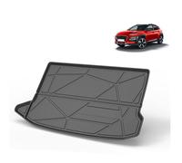 CCLXWY Car Rear Trunk Mat Compatible with Hyundai KONA 2018-2022 Rubber Car Boot Liner Mat Waterproof Non-slip Anti-scratch TPE Car Storage Box Protective Pad Trunk Accessories
