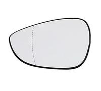 CCLXWY Front Door Wing Mirror Glass Replacement for Ford Fiesta 2009-2015,Wing Mirror Upper Glass(Non Heated) Left/Right Side with Backing Plate,Left