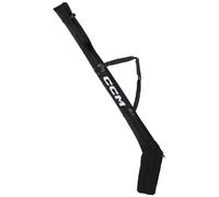 CCM Hockey Stick Bag, Polyester, Can Fit up to 4 Senior Sticks, Padded Shoulder Strap, Adjustable Buckle Strap, Black