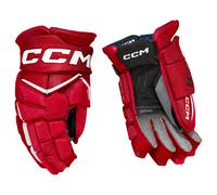 CCM JetSpeed FT8 Red/White Senior Hockey Gloves 15 inches