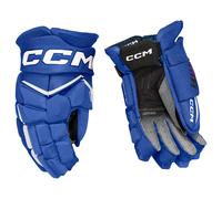 CCM JetSpeed FT8 Royal/White Senior Hockey Gloves 15 inches