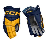 CCM JetSpeed FT880 Black/Sunflower Senior Hockey Gloves 14 inches