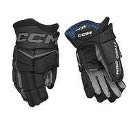 CCM JetSpeed FT880 Junior Ice Hockey Gloves (Black/Black, 10 Inches/25 cm)