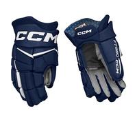 CCM JetSpeed FT880 Senior Ice Hockey Gloves (Navy/White, 13 Inches/33 cm)