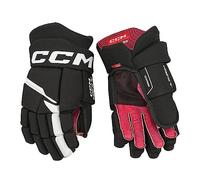 CCM Next Ice Hockey Gloves Junior (Black/White, Size: 12)