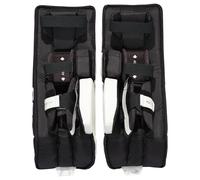 CCM Phenom White/Black Youth Goalie Pads 26″