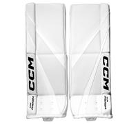CCM Phenom White Junior Goalie Pads 24 + 1 inch