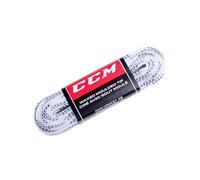 CCM PROLINE Waxed Shoelaces, Team 36 Pack, White, Size: 274, White, Größe: 274