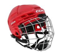 CCM Tacks 70 Combo Bambini Helmets, Size: Junior, Colour: Red