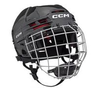 CCM Tacks 70 Combo Bambini Ice Hockey Helmets, Size: Junior, Colour: Black