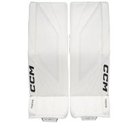 CCM Tacks Senior Ice Hockey Goalkeeper Kit, White, Size: 35"+1"