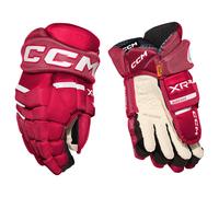 CCM Tacks XR PRO Red/White Junior Hockey Gloves 12″