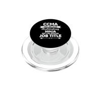 CCMA Multitasking Ninja Isn't A Job Title Medical Assistant PopSockets PopGrip for MagSafe