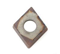 CCMT060204 Carbide Inserts, 10 PCS CVD for Tin Al2O3 TiCN Coated Indexable Inserts for Lathe Turning Tool Holder, Suitable for Steel Alloy Processing