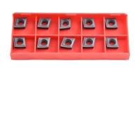 CCMT09T304-SM Carbide Indexable Turning Insert for CNC Lathe Machining - 10pcs, ISO Standard CCMT3- Geometry, IC907 Grade, High Rigidity & Wear