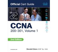 CCNA 200-301 Official Cert Guide, Volume 1 Paperback - Big Book, 15 July 2024