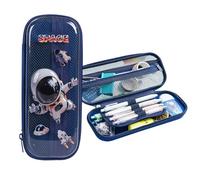 Ccomage 3D Astronaut Pencil Case Cute Pencil Pouch Large Capacity Waterproof Pen Bag School Supplies for Boys Durable Bag Back to School Gifts Christmas Gifts(23 x 10 x 4cm)