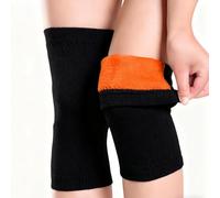 Ccomage Thicken Knee Warmer with Warm Lining Stretchy Knit Knee Braces Soft Arthritic Knee Sleeve Night Sleep Knee Protector Sleeve Knee Pain Relief Knees Braces for Men Women Elderly
