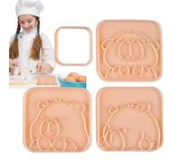 Ccookie Cutter Stamp - Capybara Cartoon Glaze Mold, Fun Firing Tool Pastries, Home Kitchen Roasting Tool Cute Animal Shapes | Suitable for creativee Fondant Designs Kid Friendly Baking Party Desserts