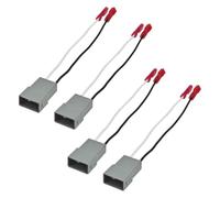 CCOQ 72-7800 Speaker Wiring Harness Adapter, 4 PCS Copper Core Car Door Speaker Connector Plug Replacement for Honda & Acura Vehicles Civic CR-V Accord Ridgeline Integra TSX TL MDX Door Audio System
