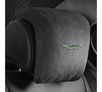 CCOZD 1 pc Car Seat Neck Pillow For Aston Martin V8 Vantage DBS DBX DB11 V12 DB9 Car Seat Headrest Protects Neck And Vertebrae Breathable Rest Pillow Comfortable Accessory,Black