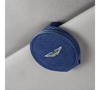 CCOZD For Aston Martin V8 V12 Vantage DBS DBX DB11 DB9 Car Sun Visor Glasses Holder Emblem Car Sun Visor Holder Ticket Cards Clip Accessories,Blue