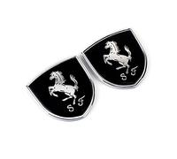 CCOZD For Ferrari Portofino SF90 Roma F8 812 458 296 430 F12 Car Metal Sticker Car Side Emblem Window Decal Stickers Exterior Styling Decoration Auto Accessories