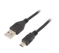 CCP-USB2-AM5P-6 Cable USB 2.0 USB A Male Mini USB-B Male Gold Plated GEMBIRD