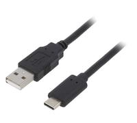 CCP-USB2-AMCM-1M Cable USB 2.0 USB A Male USB C Male Gold Plated 1m GEMBIRD