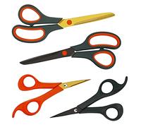 CCR 8.3" Titanium Craft Scissors 7" Tip Titanium Scissors Ultra Sharp Blades Comfort-Grip Handles Multi-Purpose for Home Work School Office Supplies and Sewing Set 4