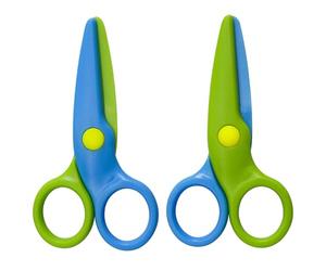 CCR Children Safety Scissors Set Preschool Toddler Scissors Kids for Arts & Crafts, Art Craft Child-Safe,Pack of 2