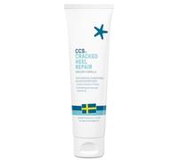 CCS Cracked Heel Repair Cream- Visible Results in 3 Days for Heels and Very Dry Feet, Contains 25% Urea Lactic Acid, Clinically Tested, Travel size,75 ml