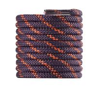 CCSOFTIME 1 Pair Purple Walking Boot Laces,Heavy Duty Bootlaces for Hiking Trekking Shoes,Work Boots,Steel Toe Cap Boots,4.5mm Thick Round Shoelaces for Womens Mens Kids,Purple Orange-100CM