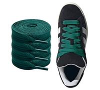 CCSOFTIME 2 Pairs Jumbo Wide Flat Shoe Laces for Adidas Campus Trainers | 16mm Chunky Thick Fat Laces Replacement Laces for Airforce,Boots,Skate Shoes