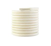 CCSOFTIME 2 Pairs Round Cream Boot Laces,200cm Extra Long Heavy Duty Boot ShoeLaces for Work Shoes Hiking Walking Boots and Trainers,4mm Replacement Thick Shoelaces for Womens Mens Kids(Cream-200cm)