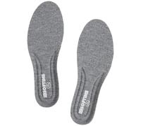 CCSOFTIME Cloud Memory Foam Insoles for Women Men,Cushioned Inner Insoles Replacement Soft Gel Soles for Trainers Running Work Boots,Shock Absorption,Grey UK4-UK4.5(EU36.5-37