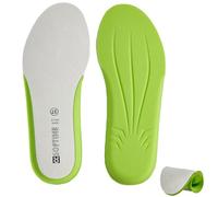CCSOFTIME Comfort Leather Memory Foam Insoles for Kids Women Men, Thin Cushion Inner Soles, Breathable Pigskin Inserts for Trainers Work Boots Walking Hiking Shoes EU31