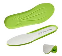 CCSOFTIME Comfort Leather Memory Foam Insoles for Kids Women Men, Thin Cushion Inner Soles, Breathable Pigskin Inserts for Trainers Work Boots Walking Hiking Shoes EU38